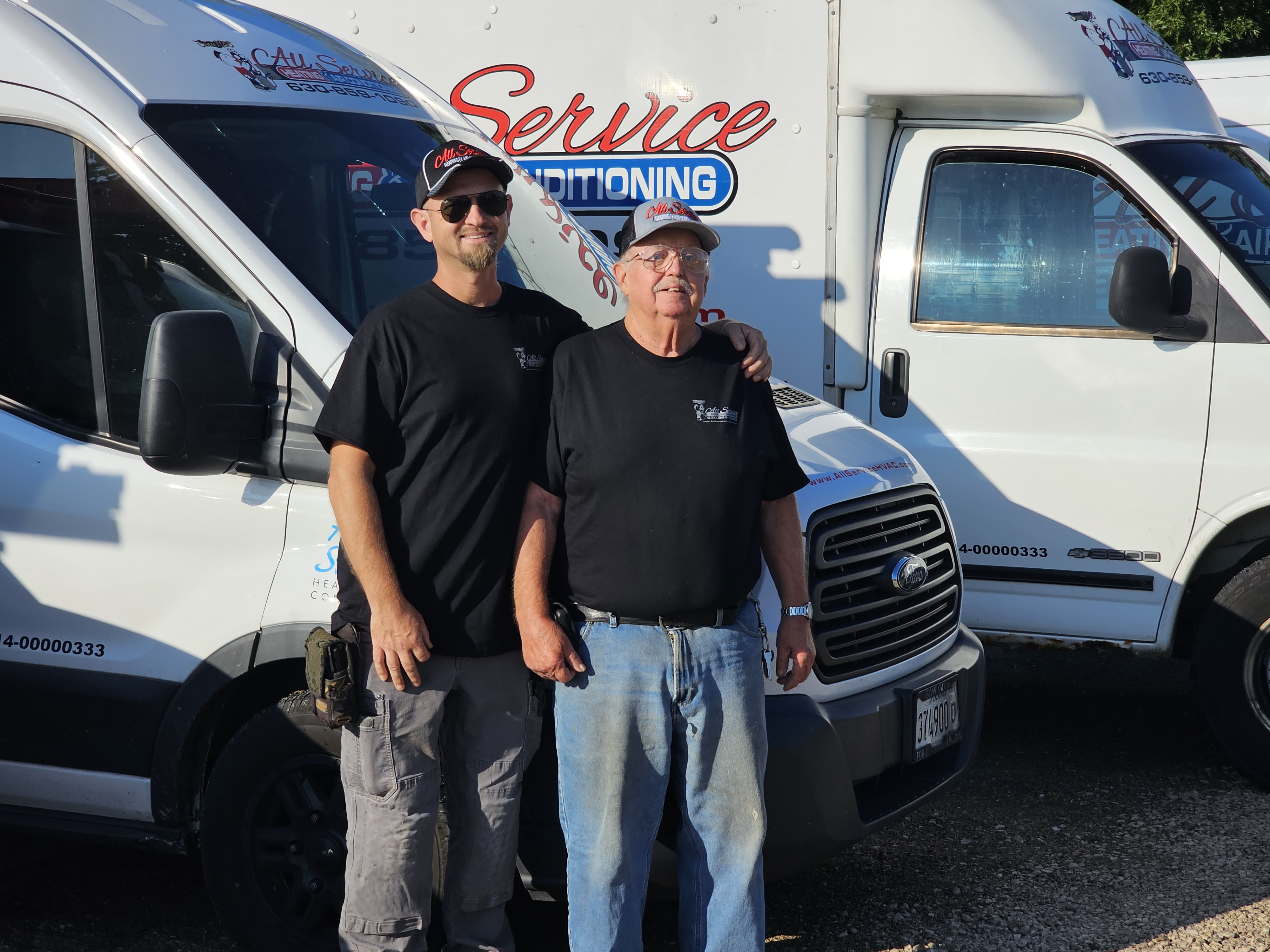 Jamie and Melissa Vardell, owners of All Service Heating and Air Conditioning